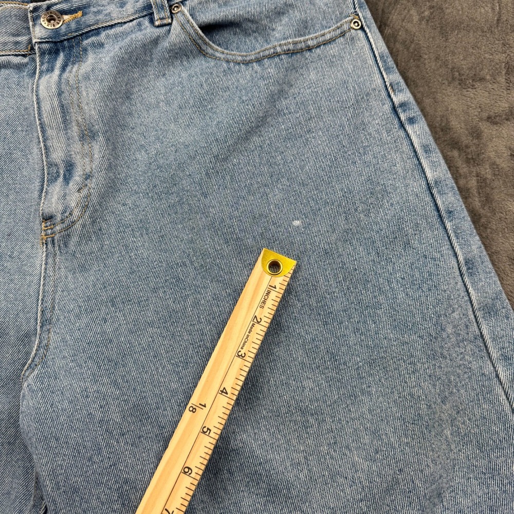 Vintage Route 66 Relaxed Fit Denim Shorts Mens 36 Light Wash Blue Cotton Kmart - Picture 8 of 12